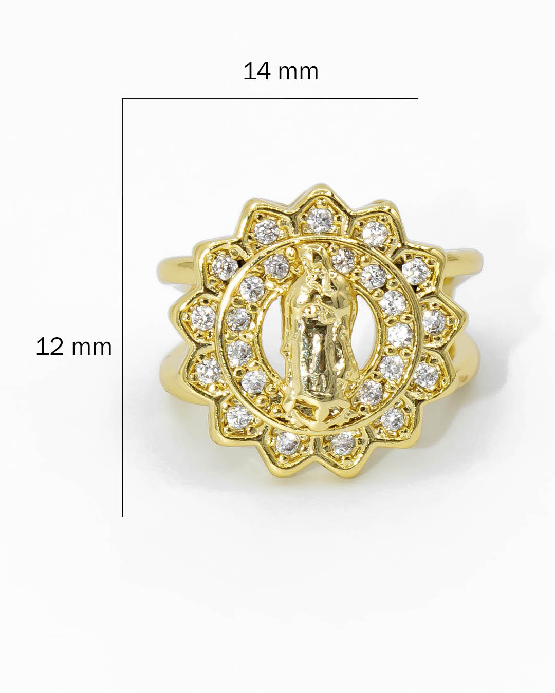 Earcuff Virgen Maria