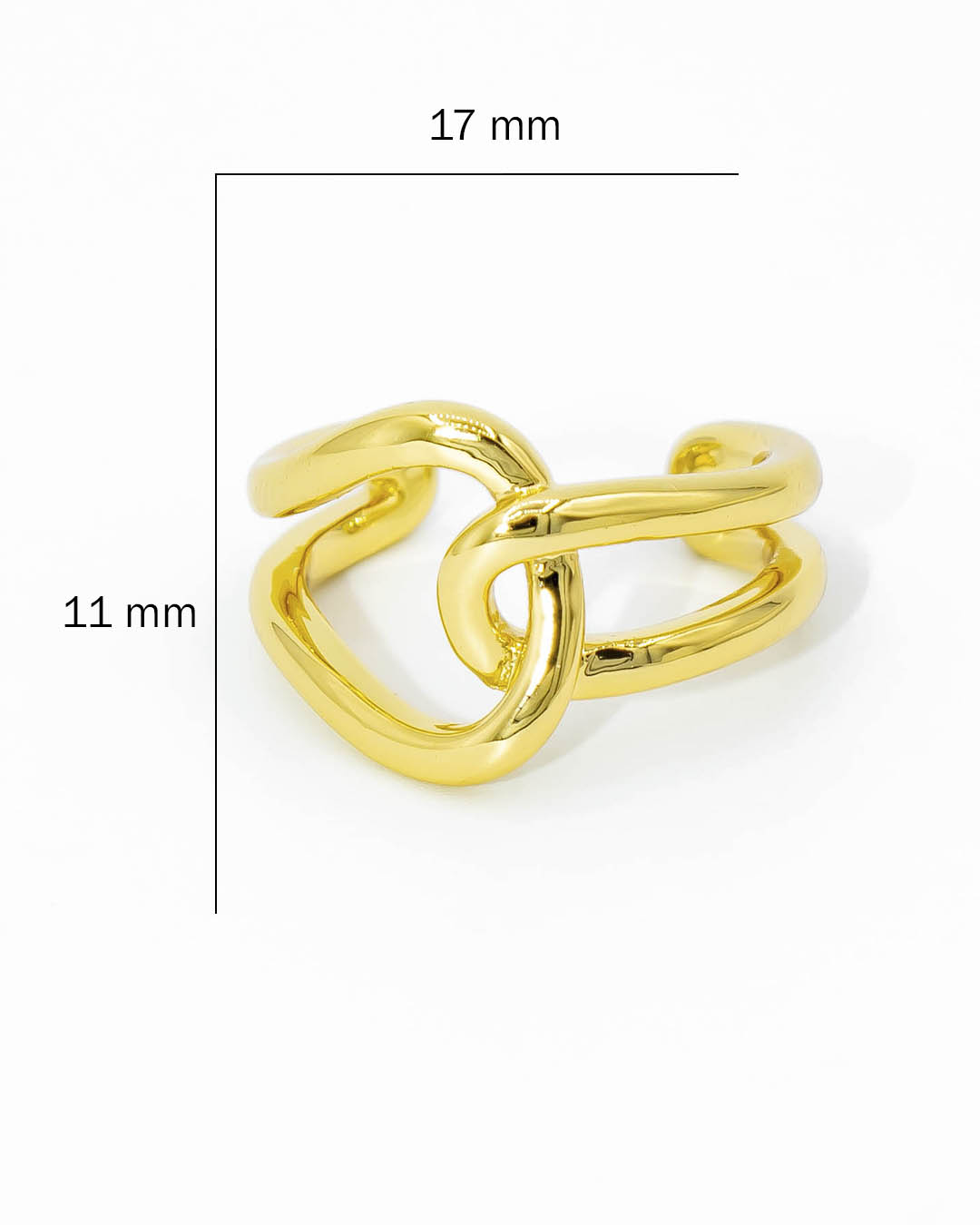 Earcuff sencillo nudo