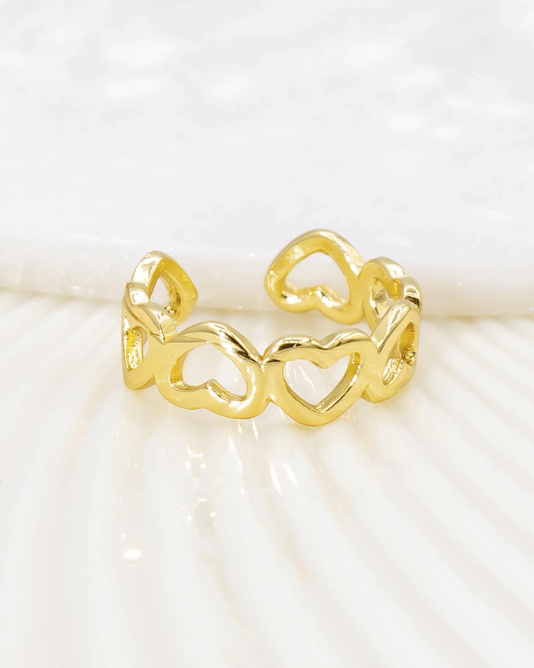Earcuff mini corazón silueta