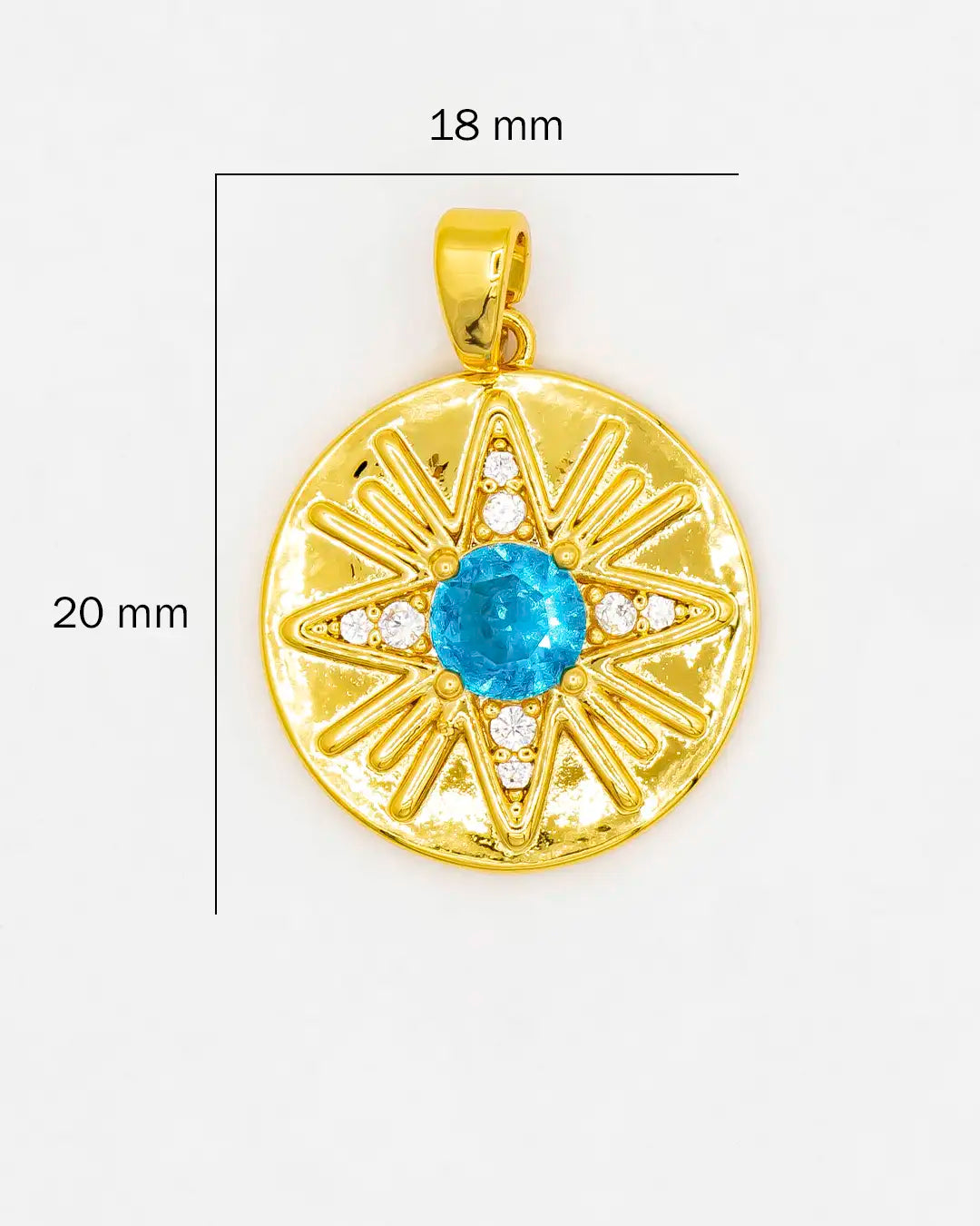 Dije estrella azul