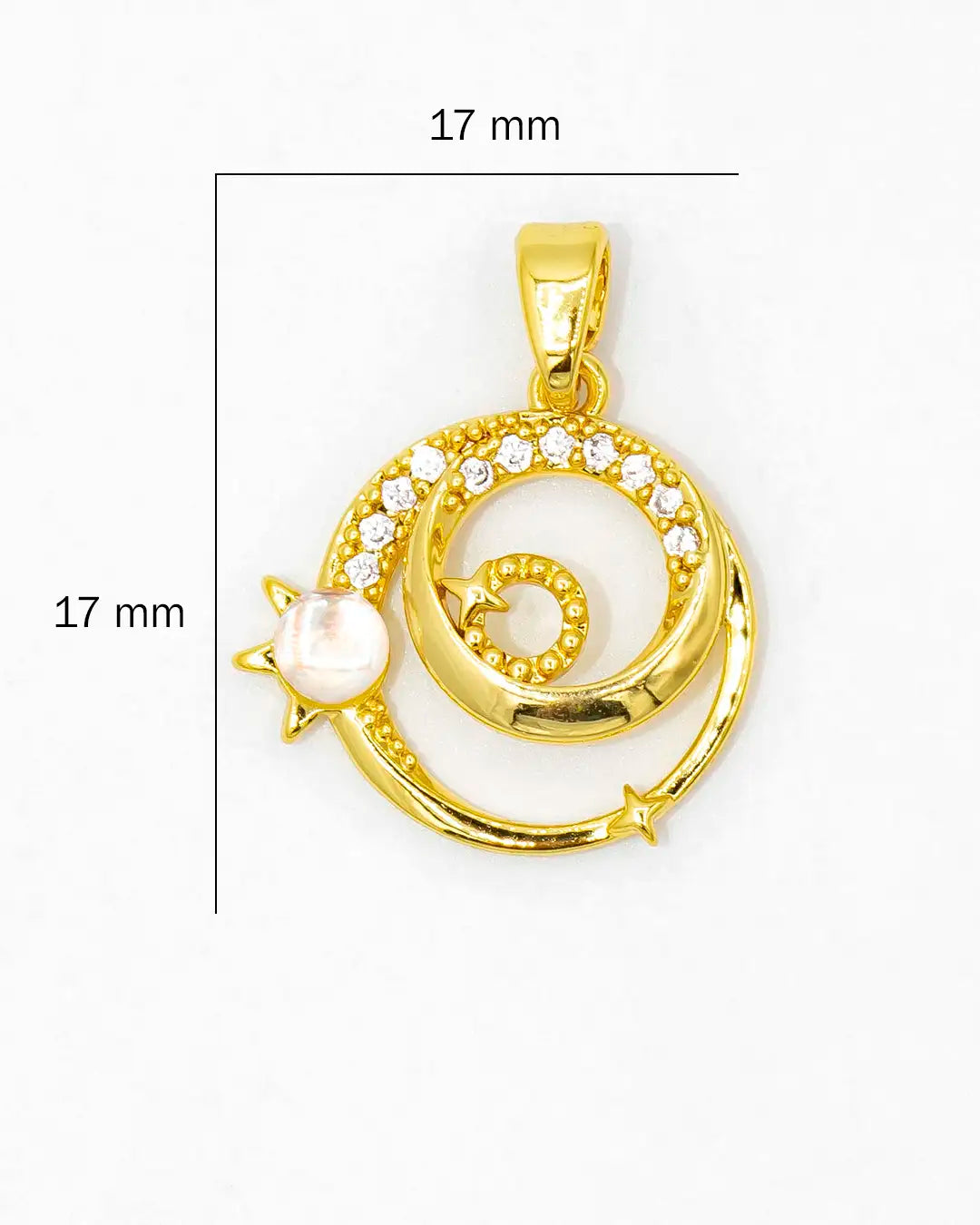 Dije estrella espiral
