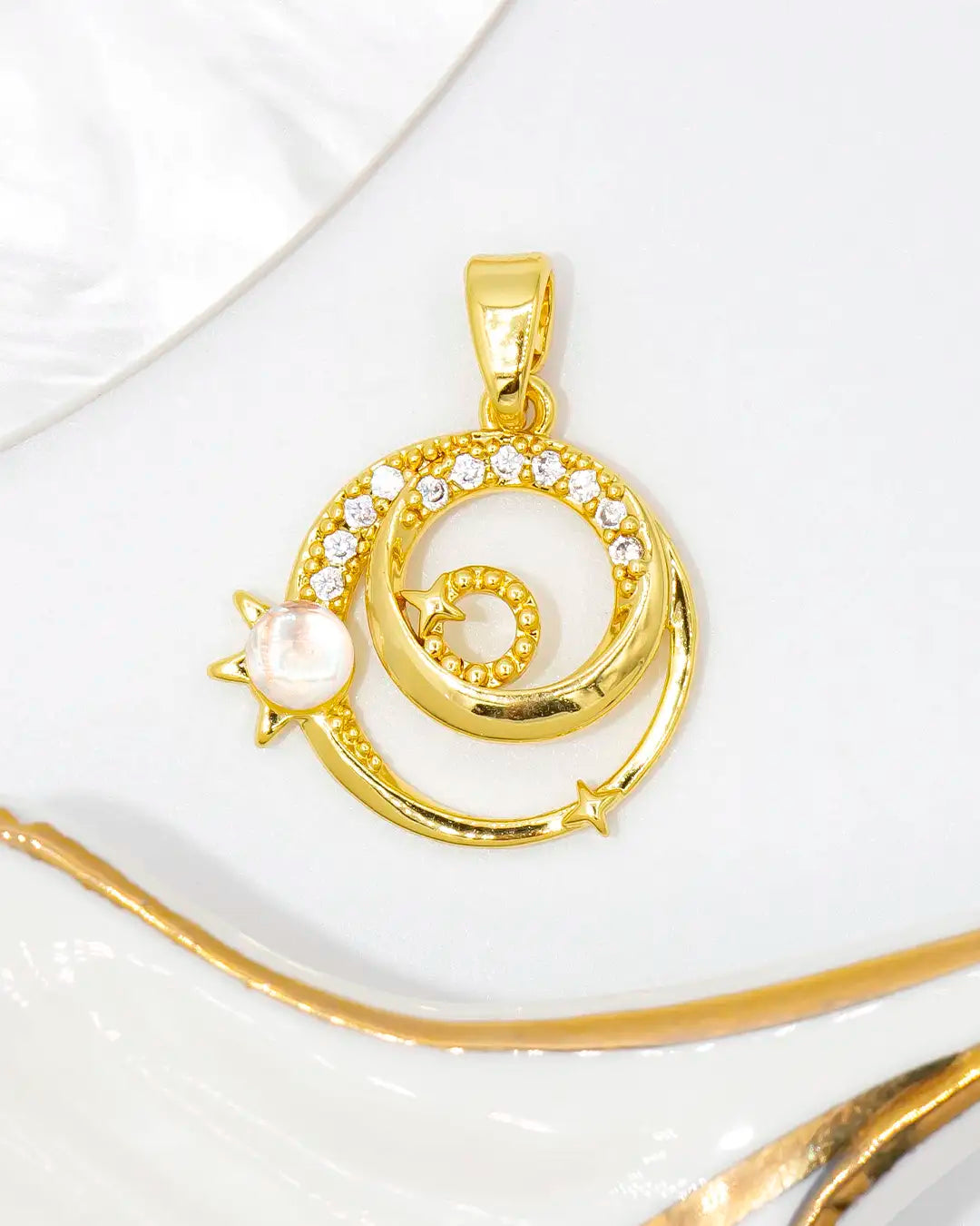 Dije estrella espiral