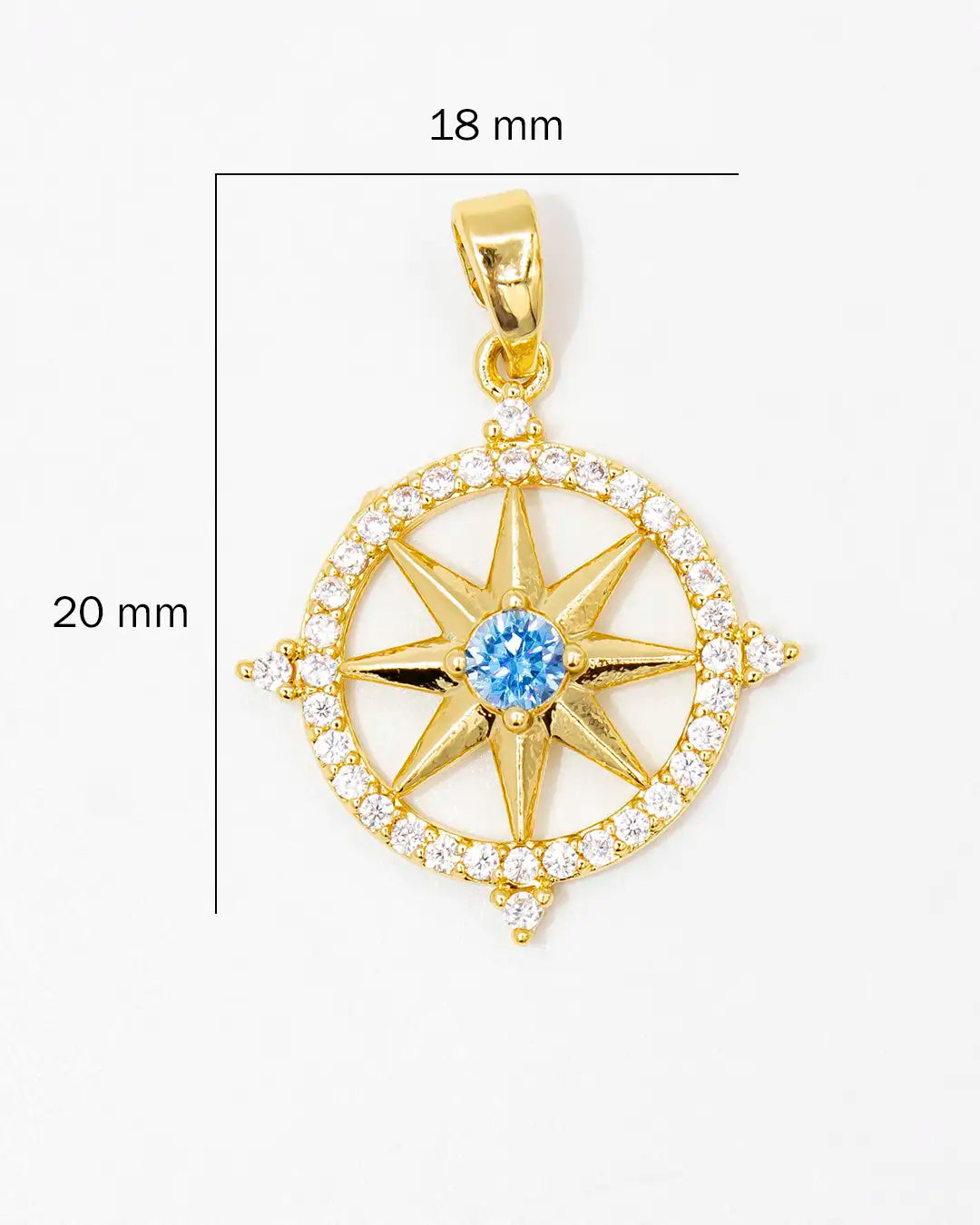 Dije estrella azul