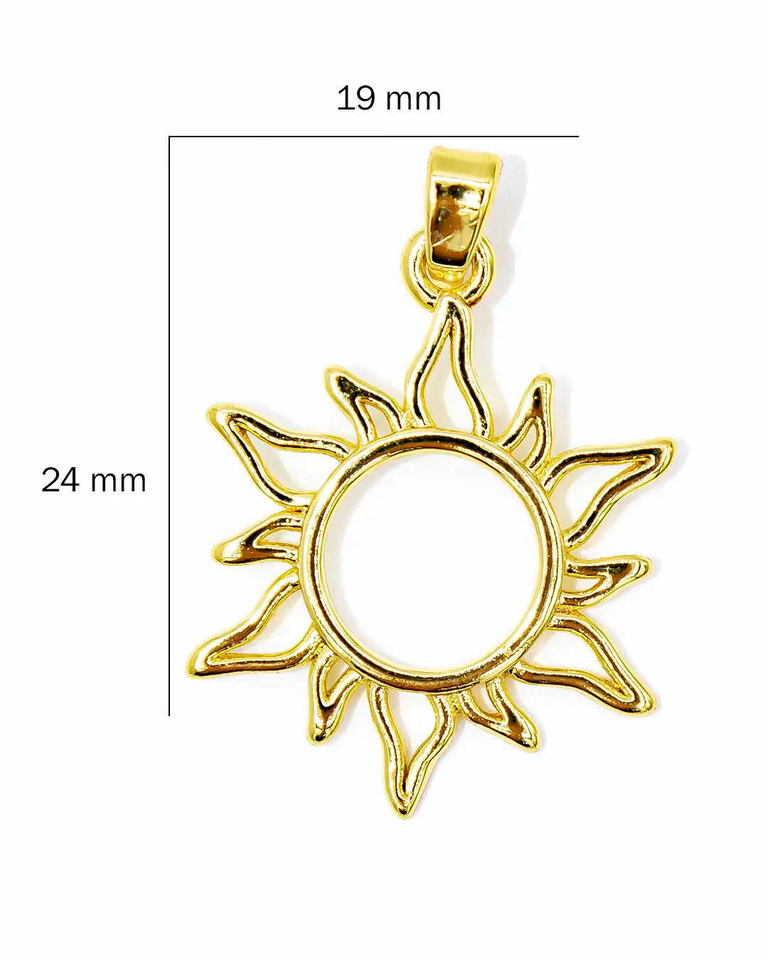 Dije sol silueta