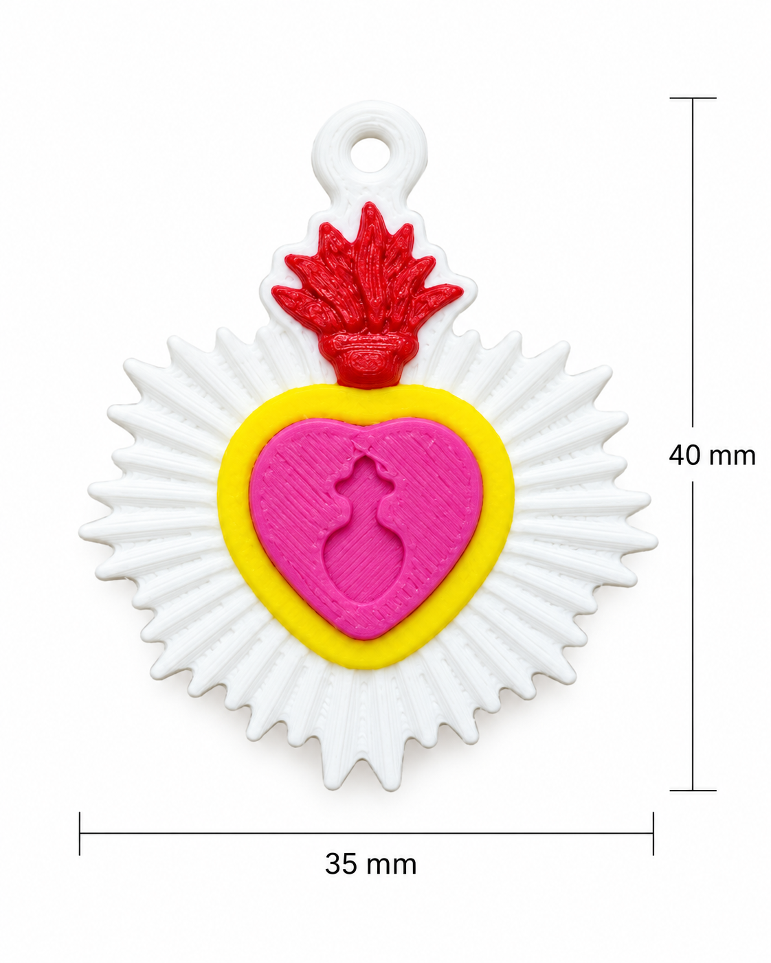 Dije sagrado corazón