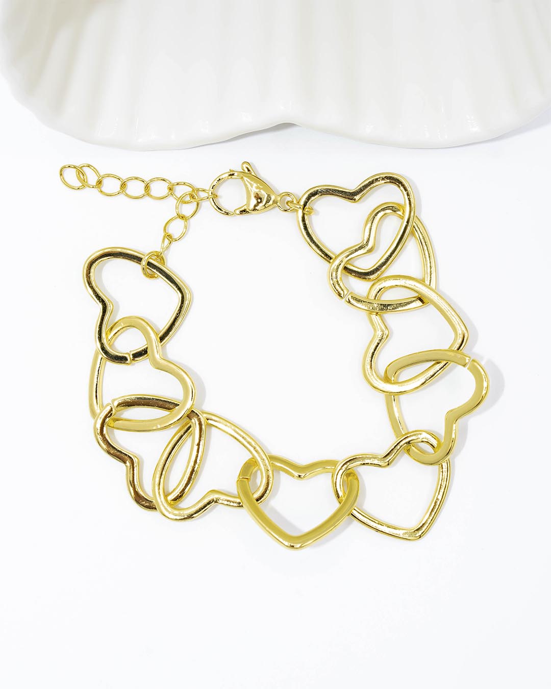 Pulsera corazón grande