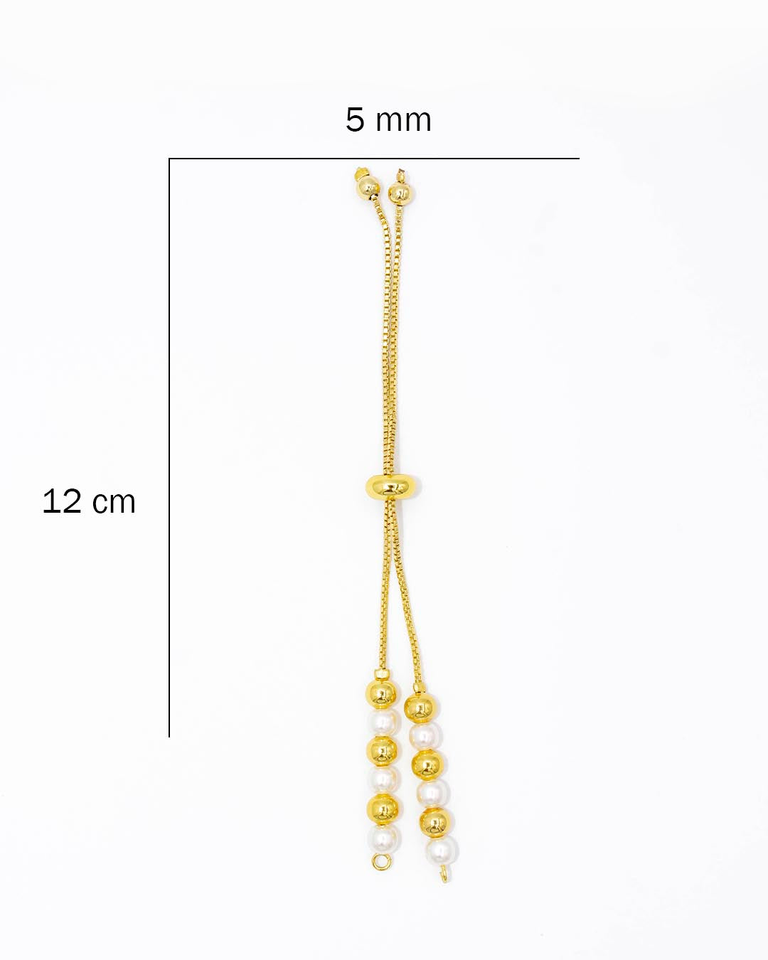 Pulsera ensamble perla balín 5mm