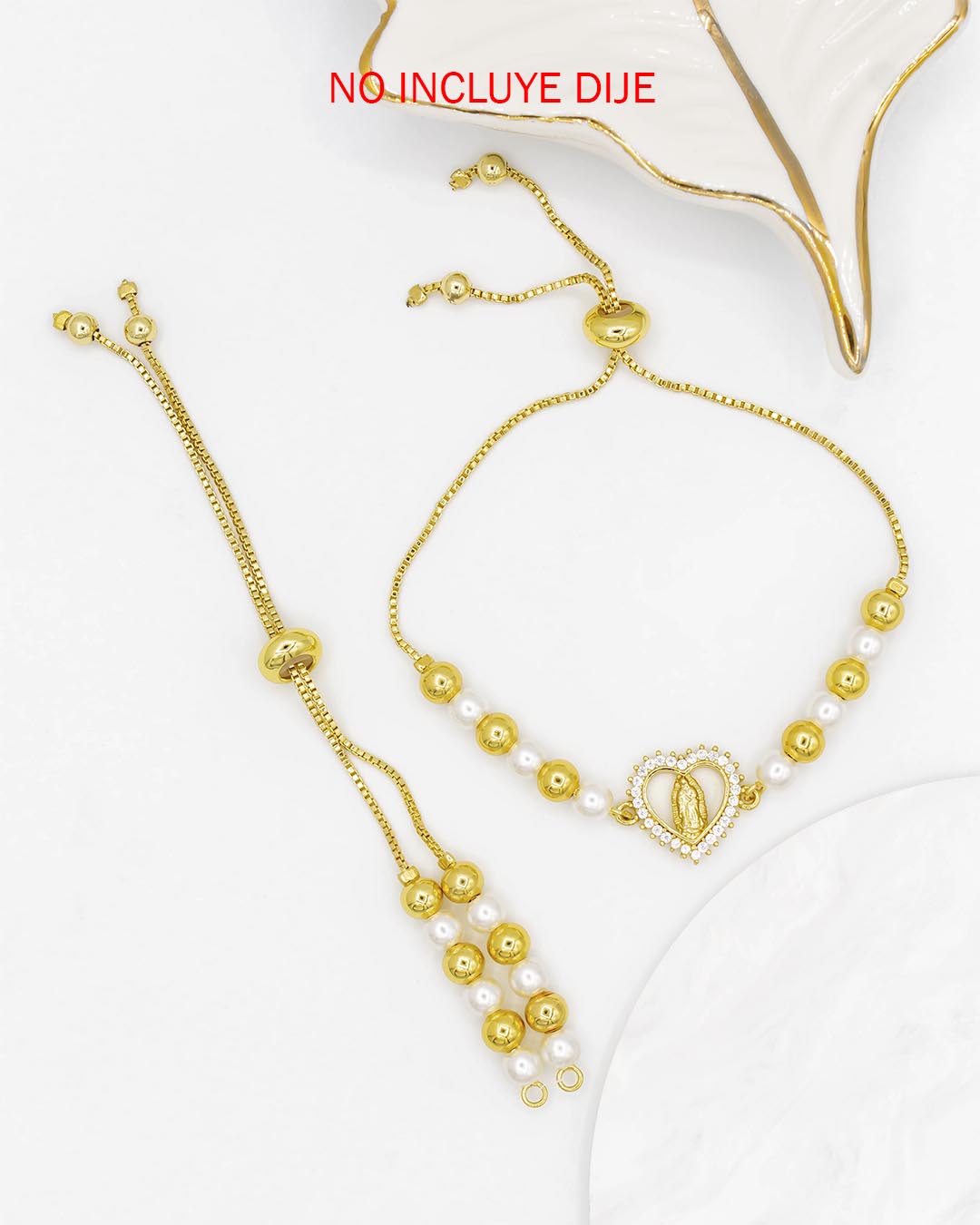 Pulsera ensamble perla balín 5mm