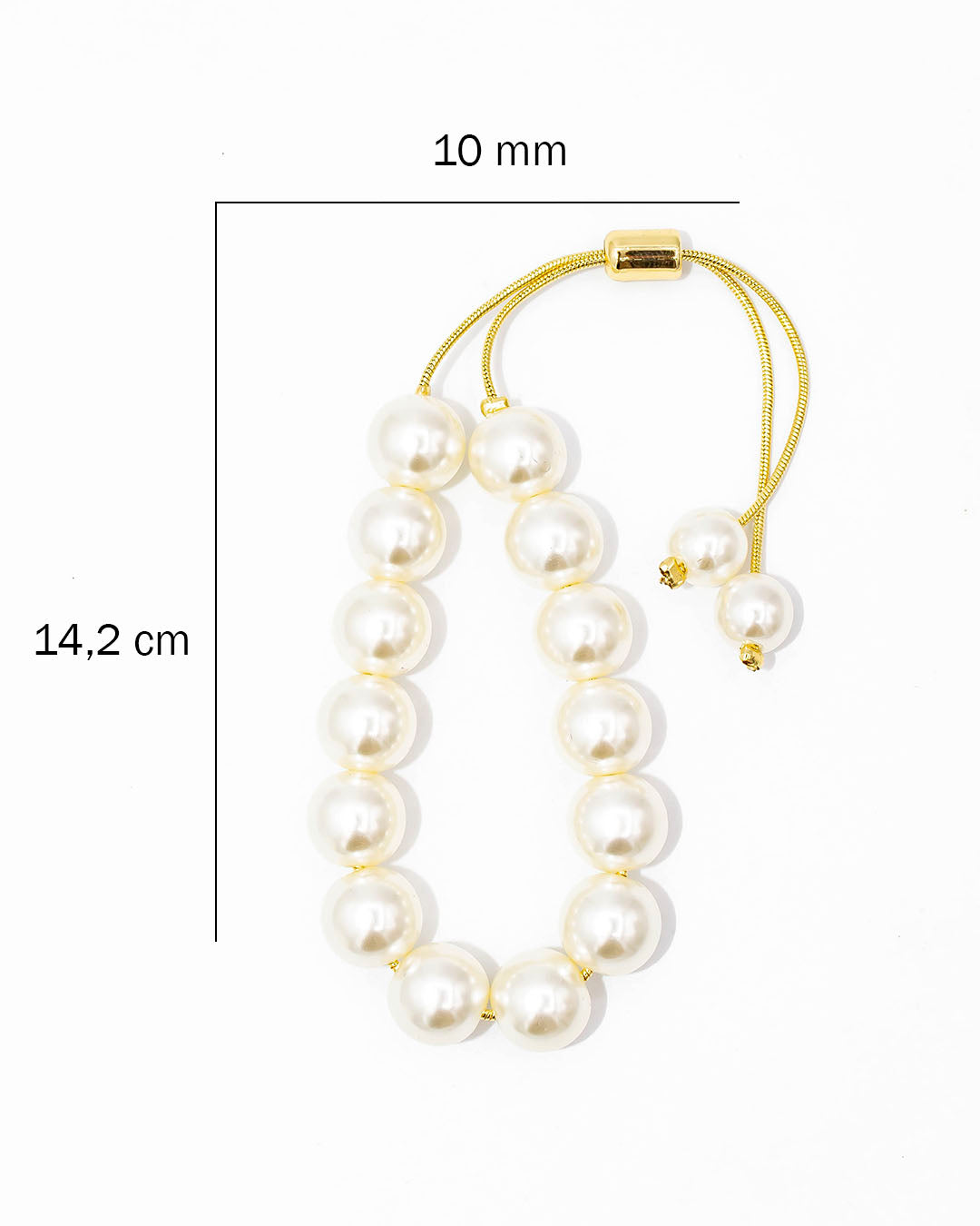 Pulsera perla grande