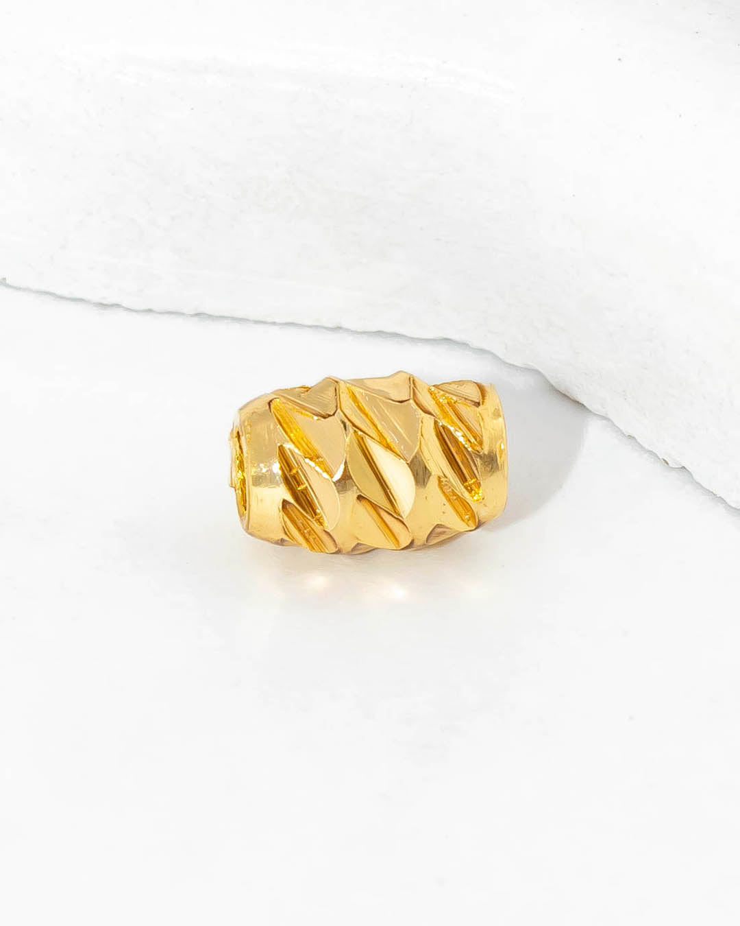 Oro laminado separador barril rayado