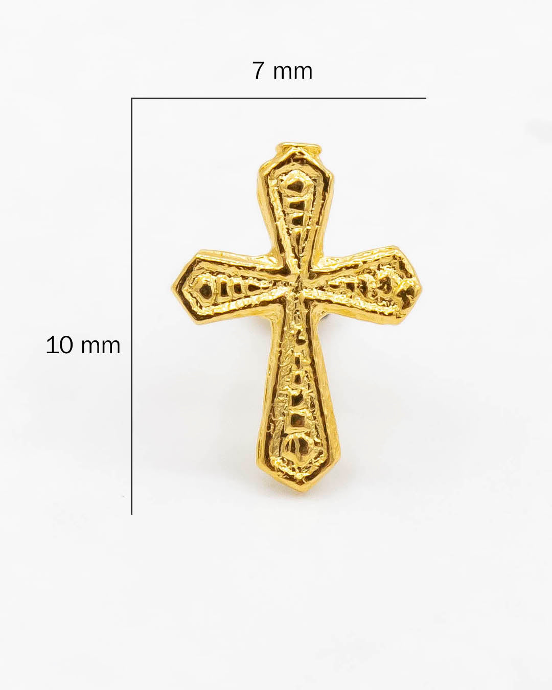 Oro laminado topo cruz
