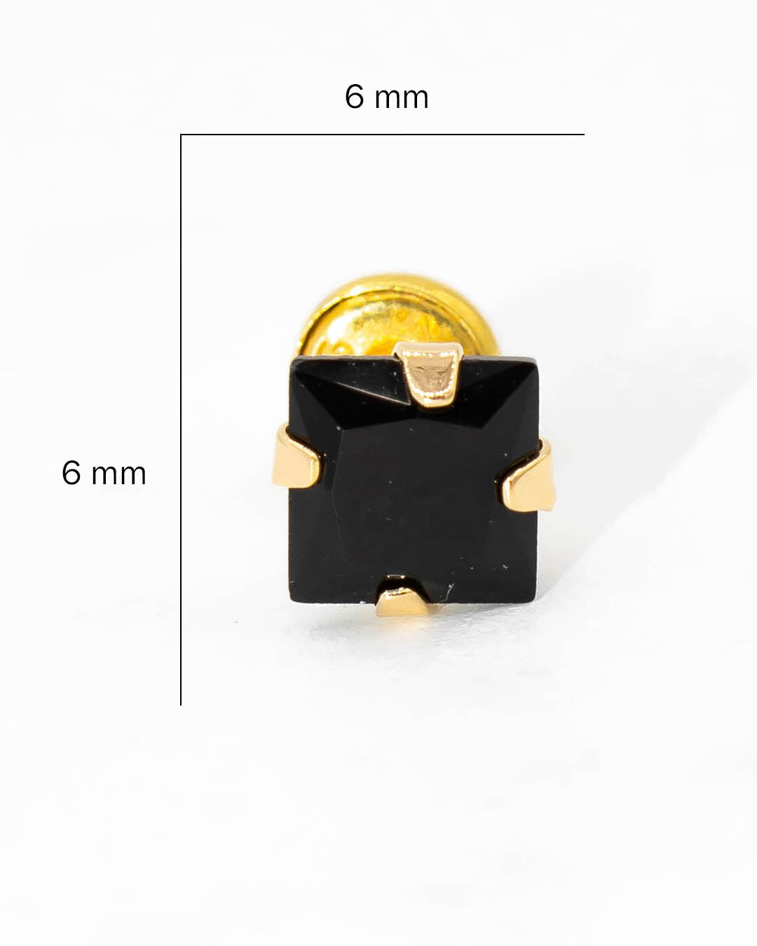 Oro laminado topo cuadrado grande