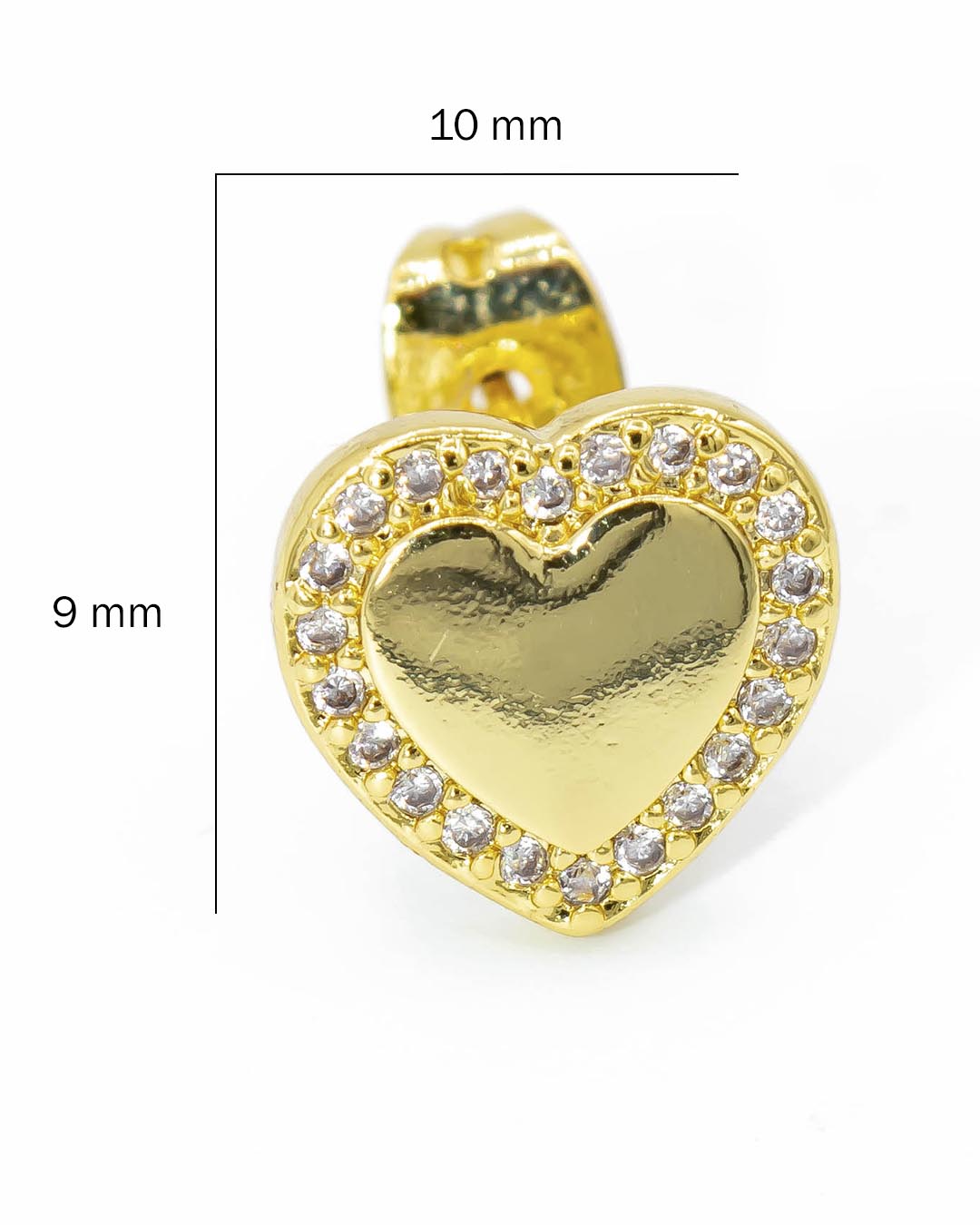 Topo corazón circón