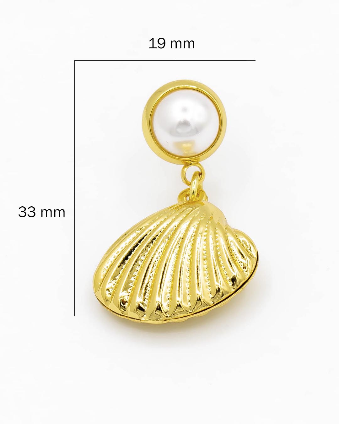 Topo concha con perla