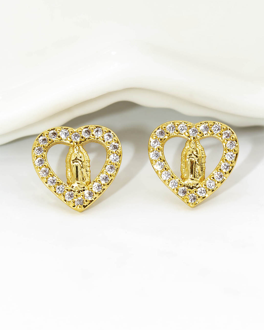 Topo corazón Virgen Guadalupe