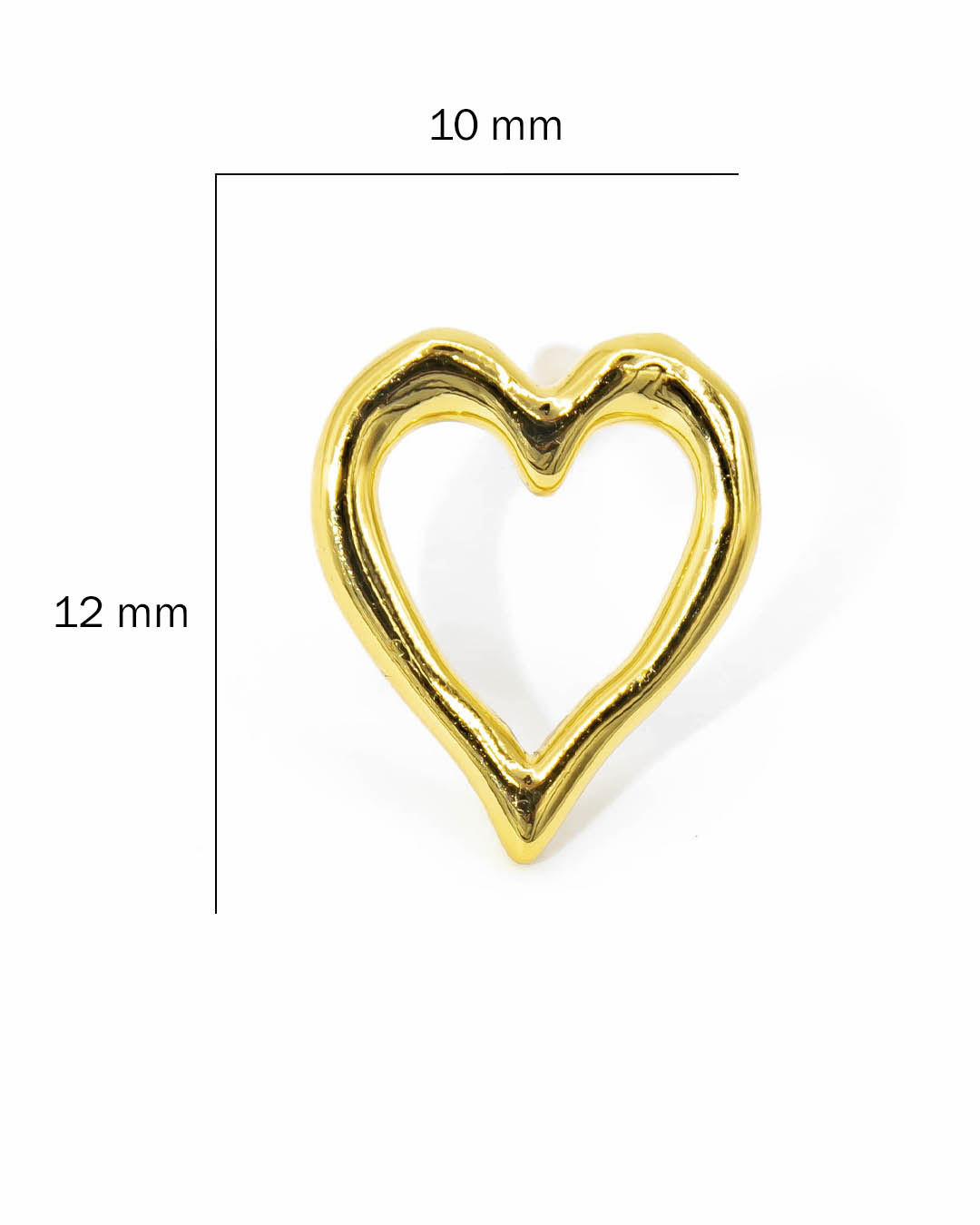 Topo corazón silueta