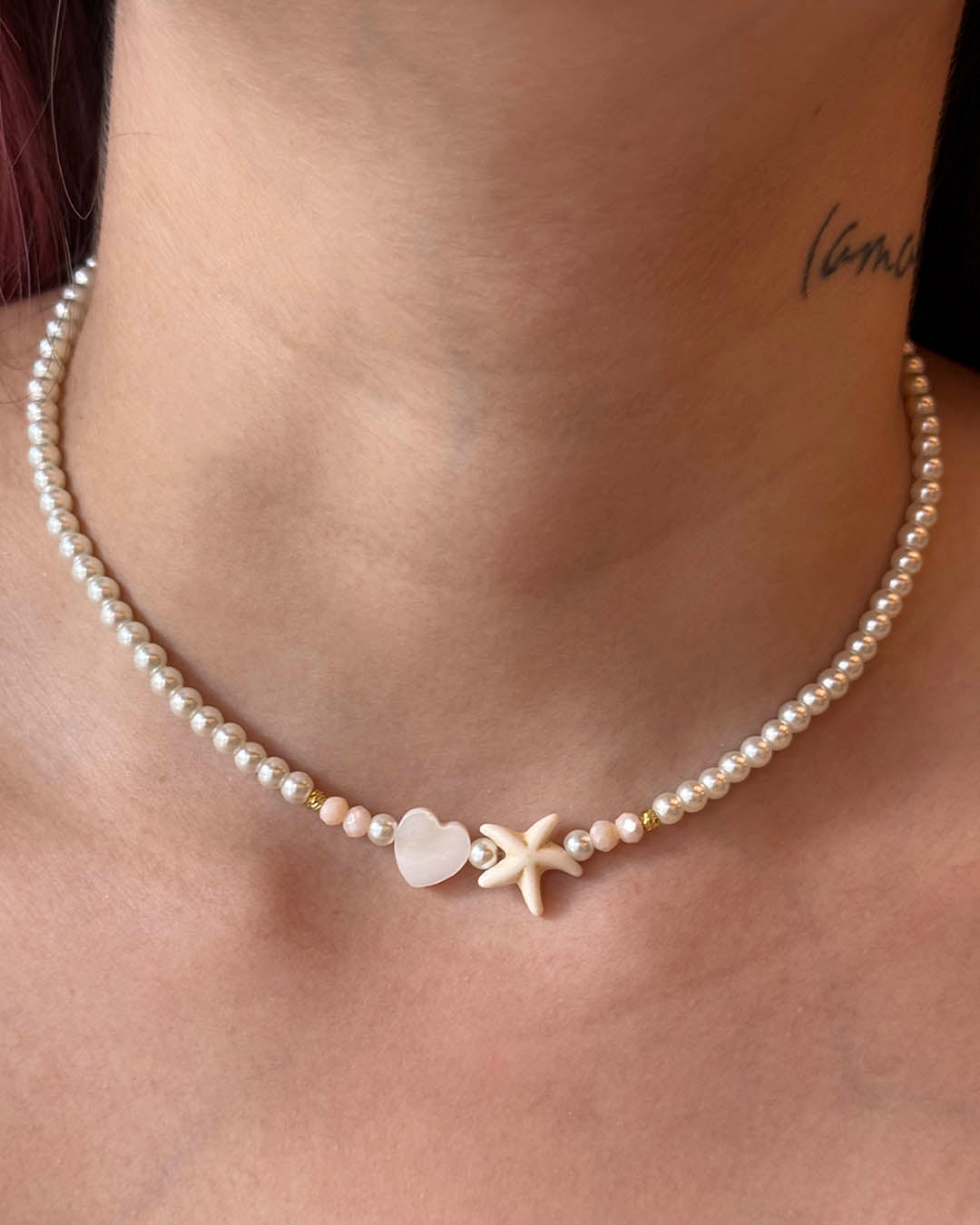 VALGATA choker corazón y estrella
