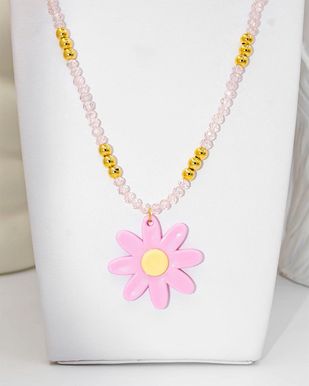 VALGATA collar largo flor grande