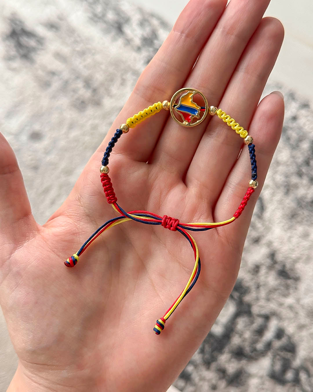 VALGATA pulsera laminado mapa Colombia