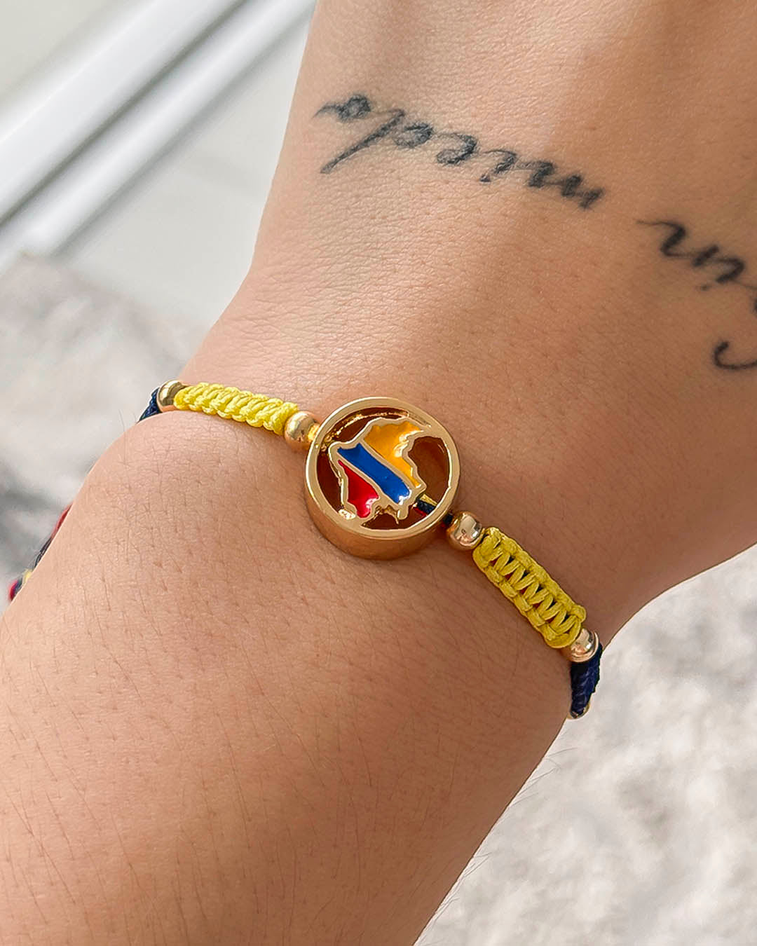 VALGATA pulsera laminado mapa Colombia