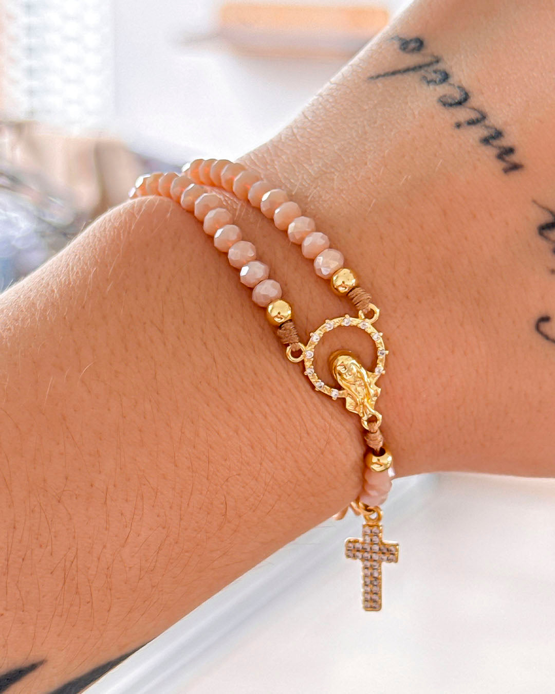 VALGATA pulsera denario beige