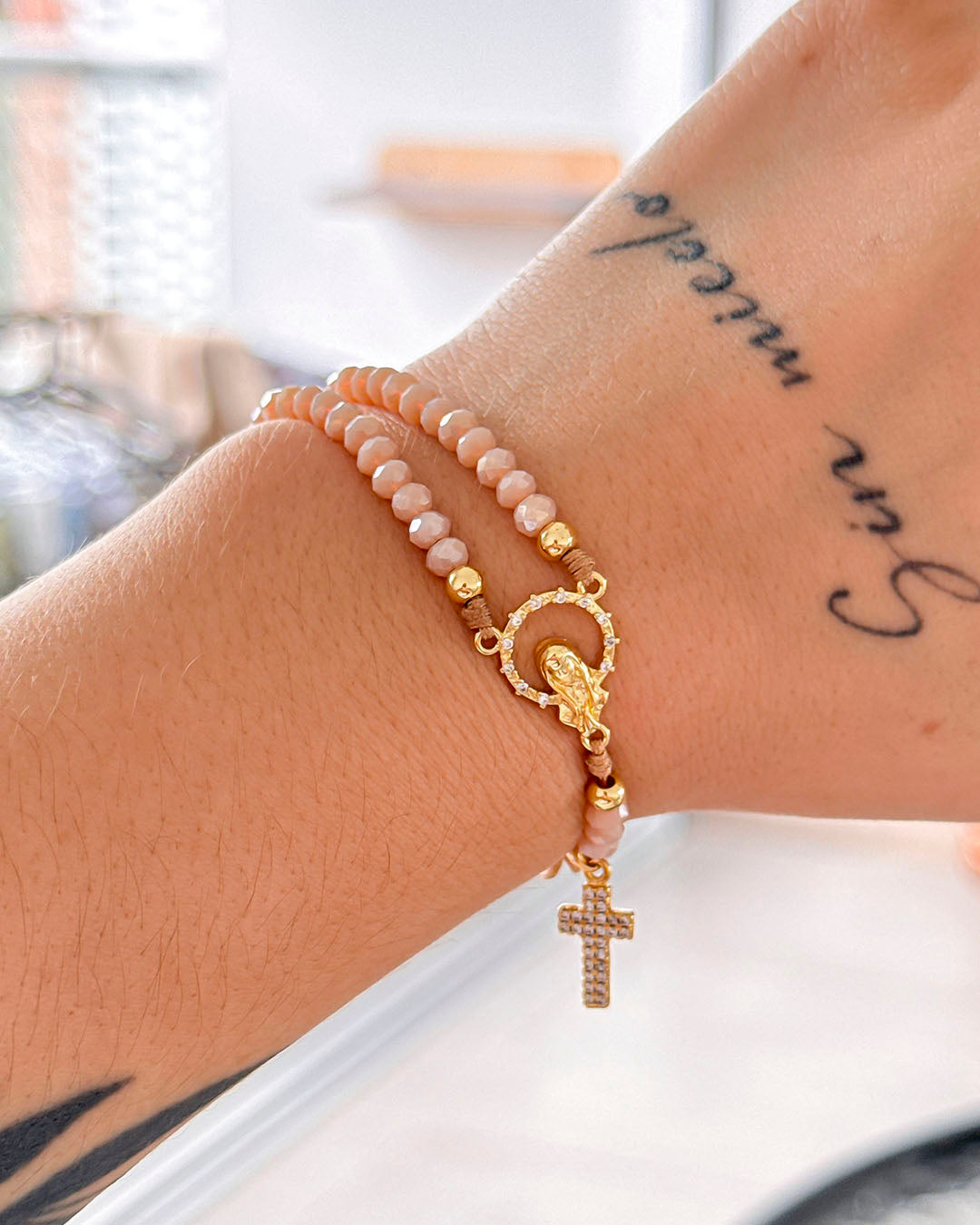 VALGATA pulsera denario beige
