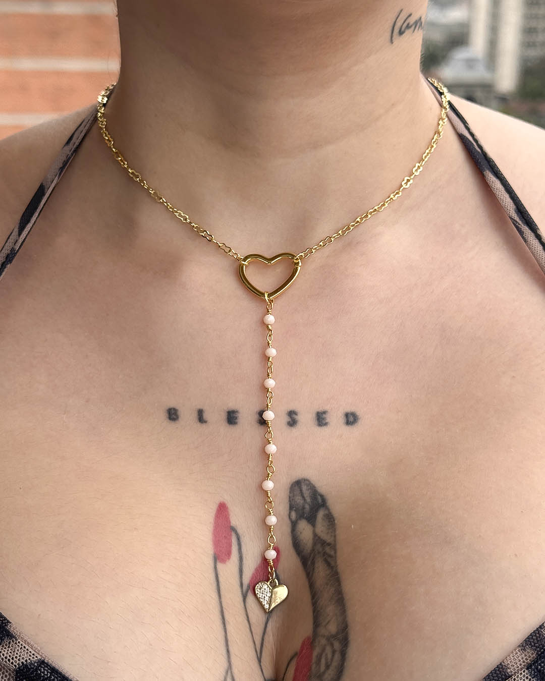 VALGATA set corazón colgante