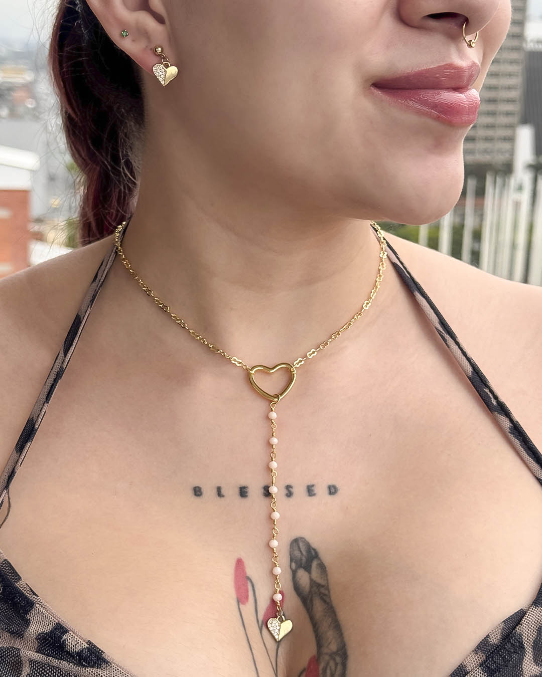 VALGATA set corazón colgante