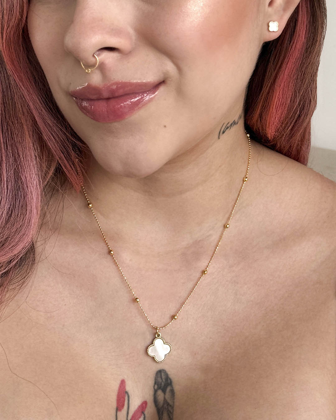 VALGATA set trébol blanco