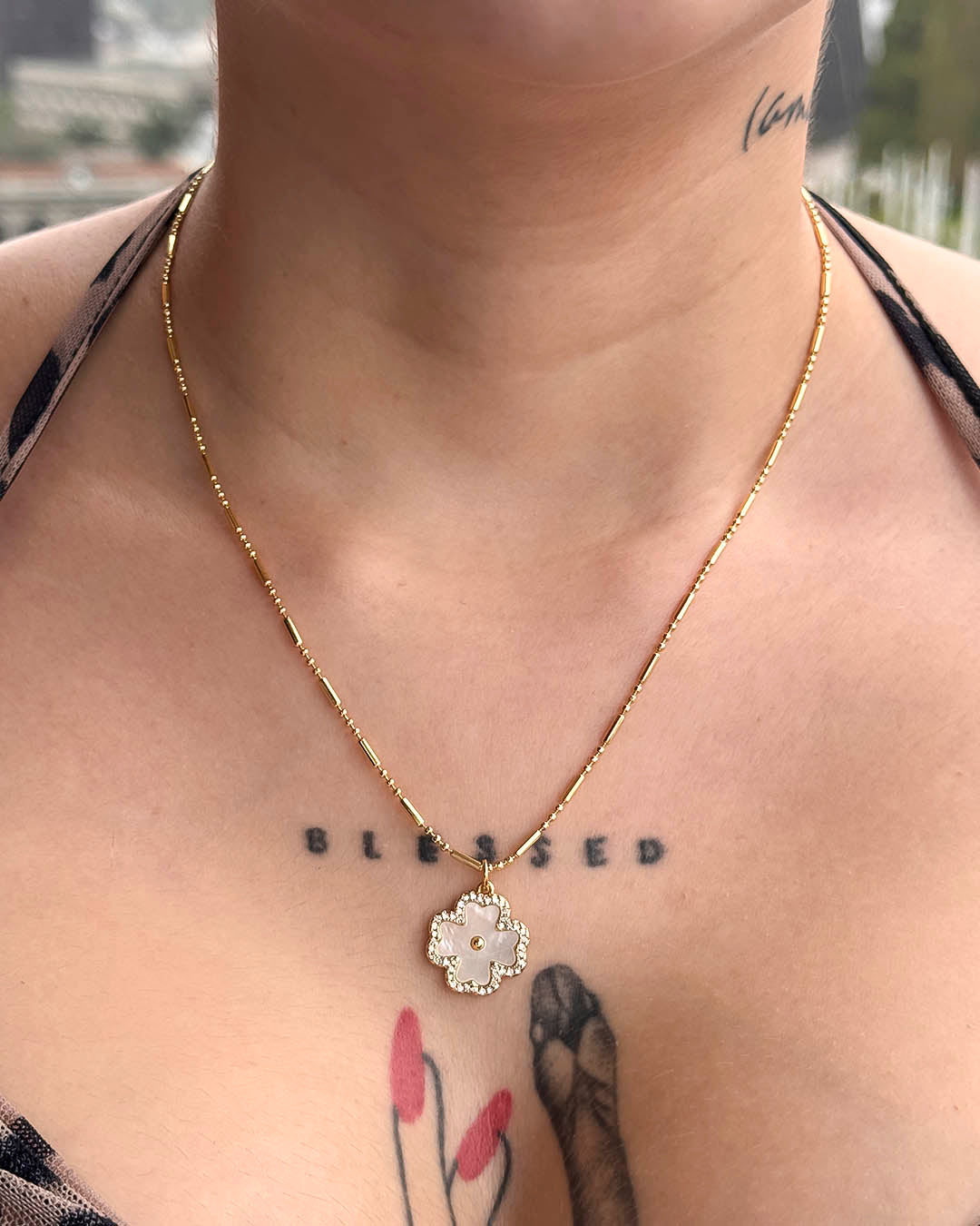 VALGATA set trébol blanco