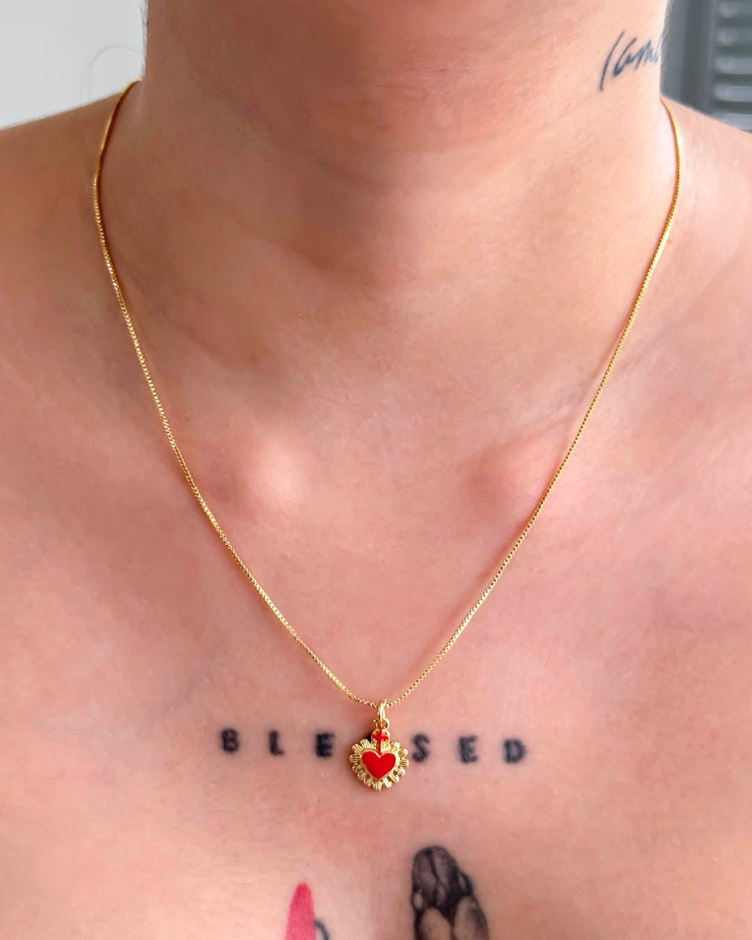 VALGATA set corazón rojo