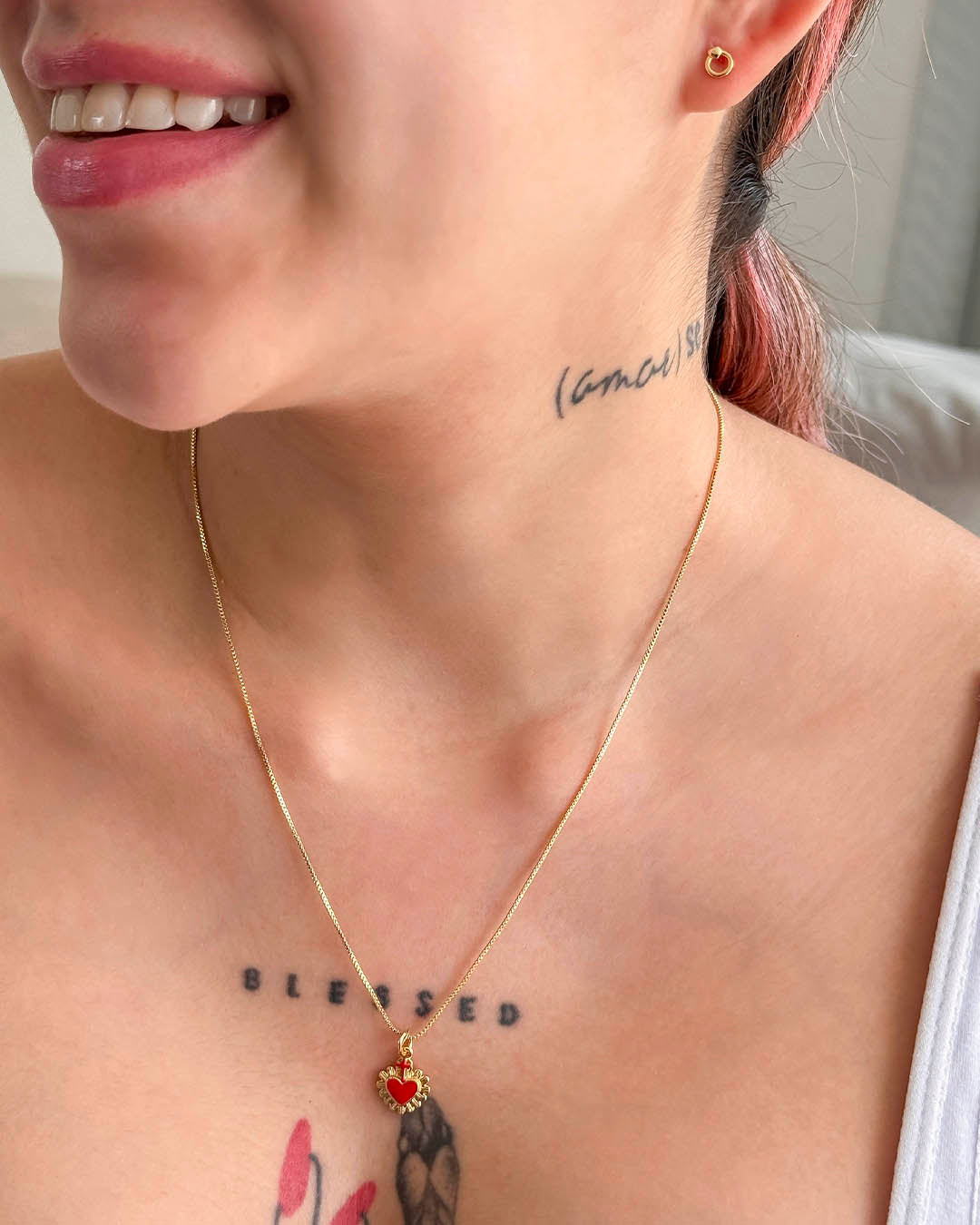 VALGATA set corazón rojo