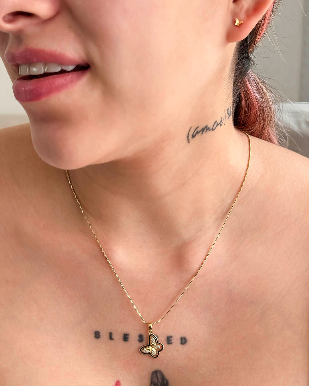 VALGATA set corazón mariposa