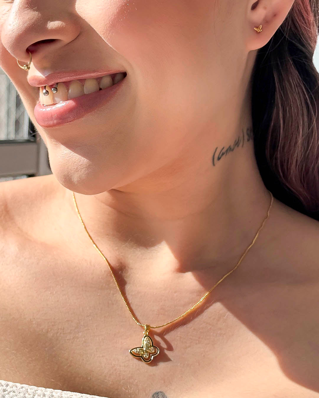 VALGATA set corazón mariposa