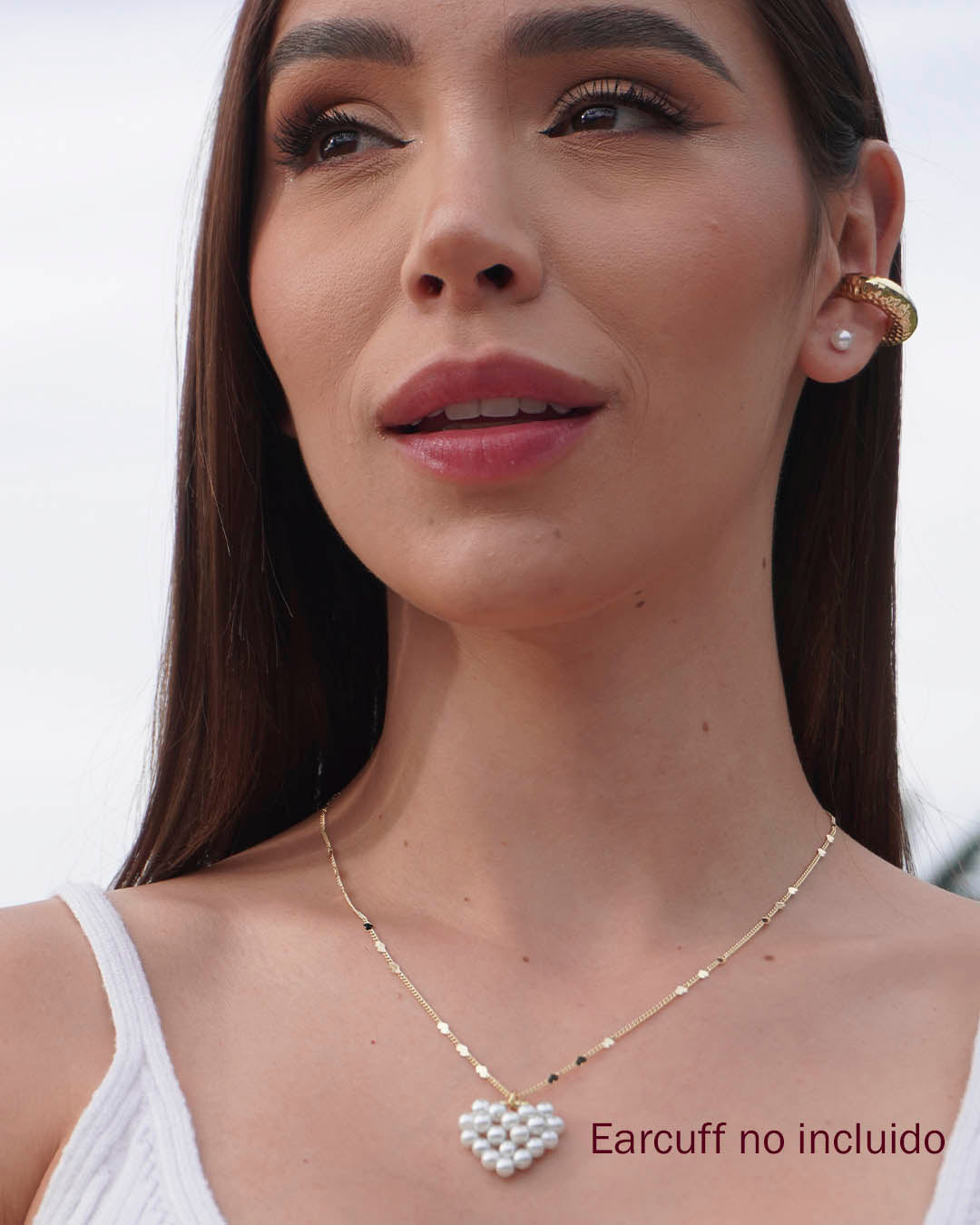 VALGATA set cadena topo perla