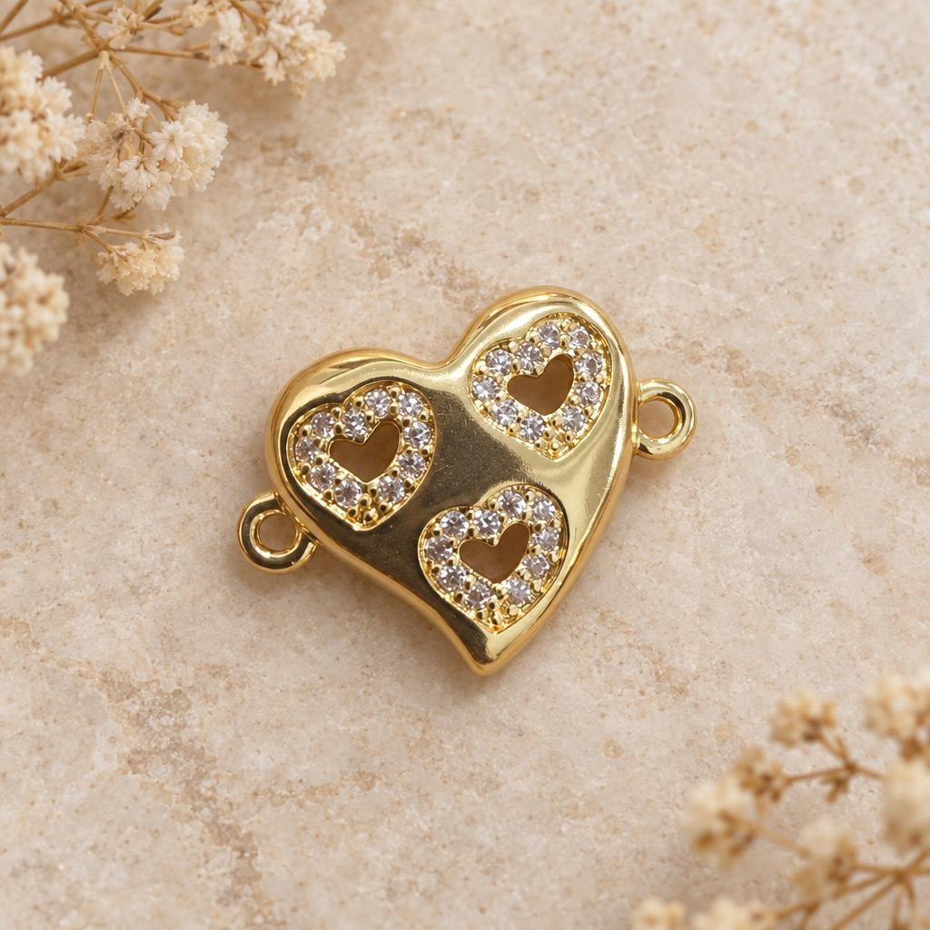 Dije corazón para pulsera