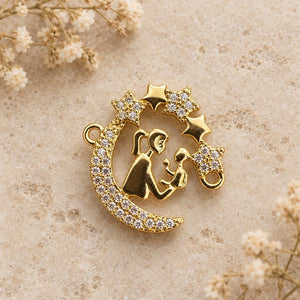 Dije de mamá con bebé de pulsera
