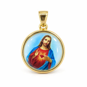 Dijes de imágenes religiosas - Color Sagrado corazón de jesus