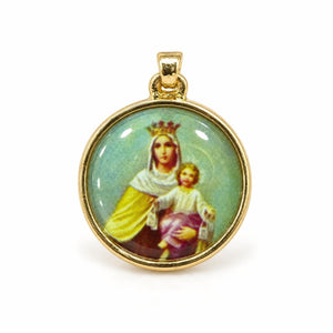 Dijes de imágenes religiosas - Color Virgen del Carmen
